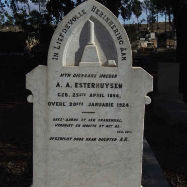 ESTERHUYSEN A.A. 1854-1924