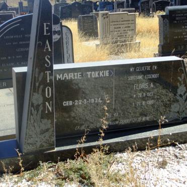 EASTON Floris A. 1923-1980 &amp; Marie 1934