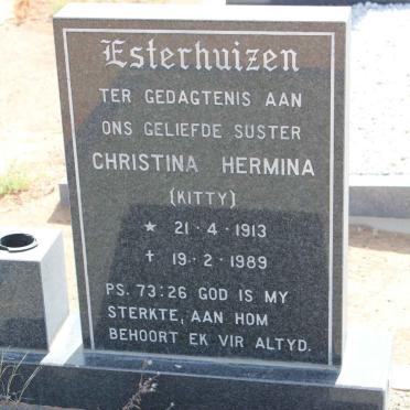 ESTERHUIZEN Christina Hermina 1913-1989