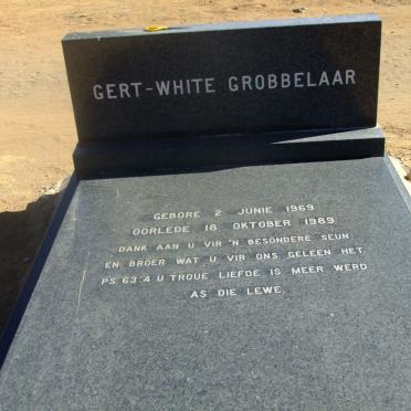 GROBBELAAR Gert, WHITE 1969-1989
