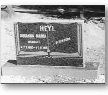 HEYL Susanna Maria nee OLWAGE 1883-1918