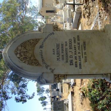 HUGO Marynie nee FOURIE 1887-1931