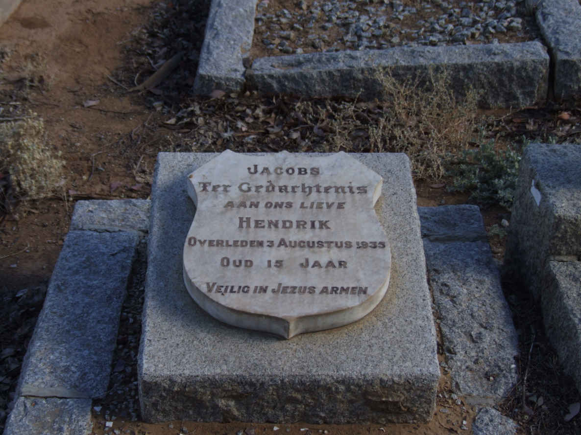JACOBS Hendrik -1935