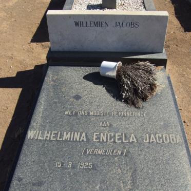 JACOBS Wilhelmina Engela Jacobs nee VERMEULEN 1925-2009