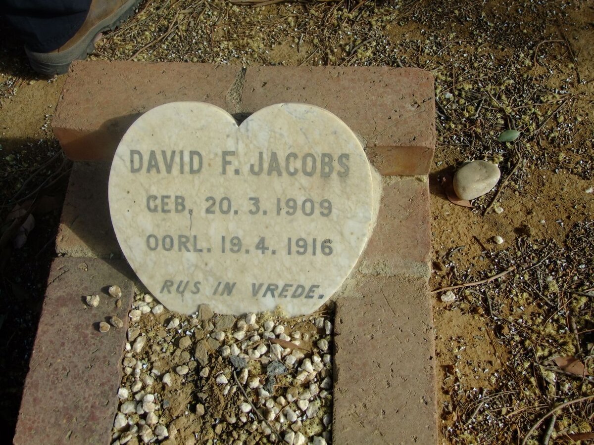 JACOBS David F. 1909-1916