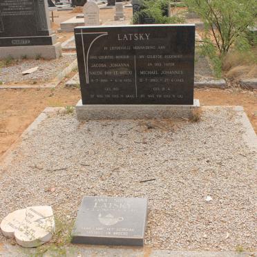 LATSKY Michael Johannes 1880-1943 &amp; Jacoba Johannes Naude LE ROUX 1886-1976 :: LATSKY Anna Sophia 1912-1997