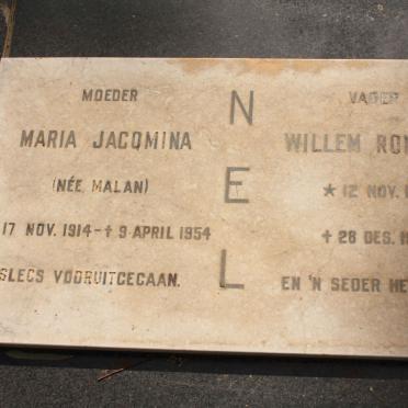 NEL Willem Roberts 1911-1974 &amp; Maria Jacomina MALAN  1914-1954