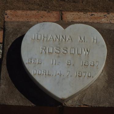 ROSSOUW Johanna M.H. 1887-1970