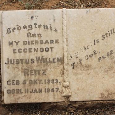 REITZ Justus Willem 1883-1947