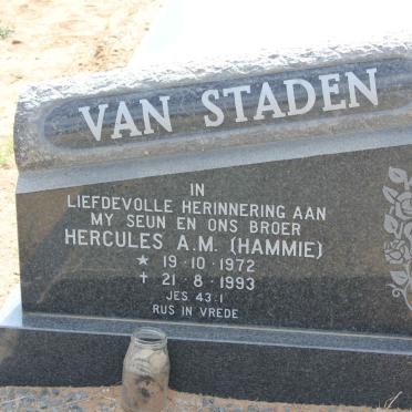 STADEN Hercules A.M., van 1972-1993