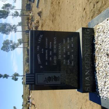 SPANGENBERG David Heremias Nicolaas 1907-1969