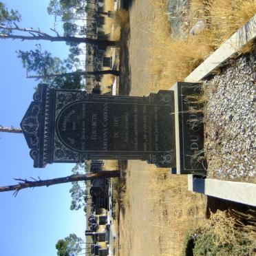 TOIT Elizabeth Johanna Carolina, du nee JACOBS 1892-1950