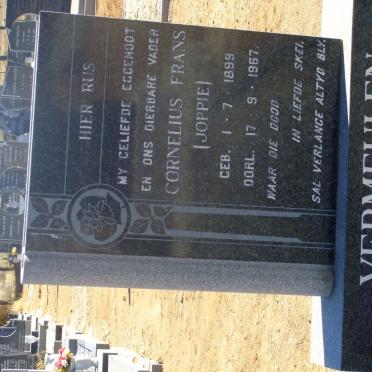 VERMEULEN Cornelius Frans 1899-1967