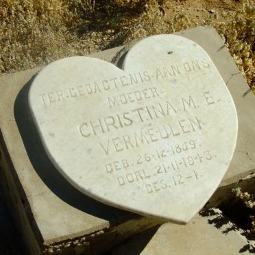 VERMEULEN Christina M.E. 1859-1943