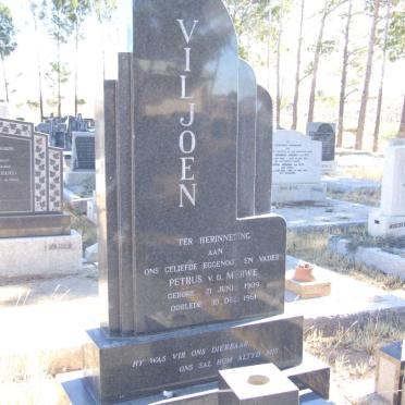 VILJOEN Petrus v.d. Merwe 1909-1961