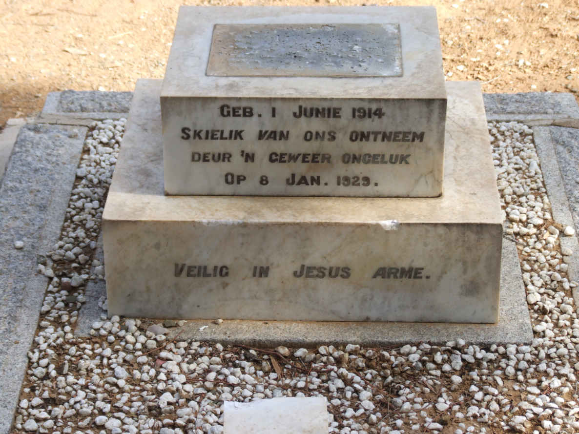 VILLIERS Willempie, de 1914-1929