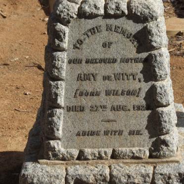 WITT Amy, de nee WILSON -1929