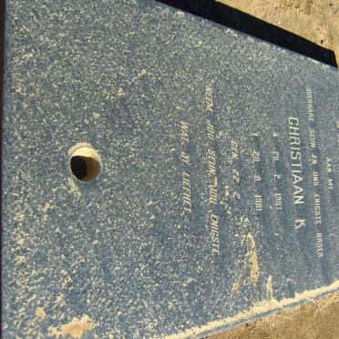 ? Christiaan K. 1957-1981