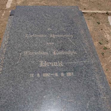 BRINK Christian Lodewyk 1882-1967