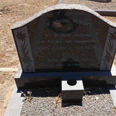 BELL John George Ebenezer 1889-19?9