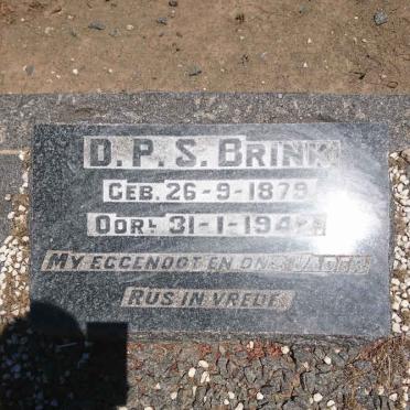 BRINK D.P.S. 1879-1942