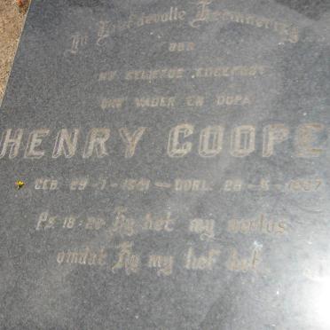 COOPER James Henry 1921-1987