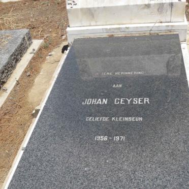 GEYSER Johan 1956-1971