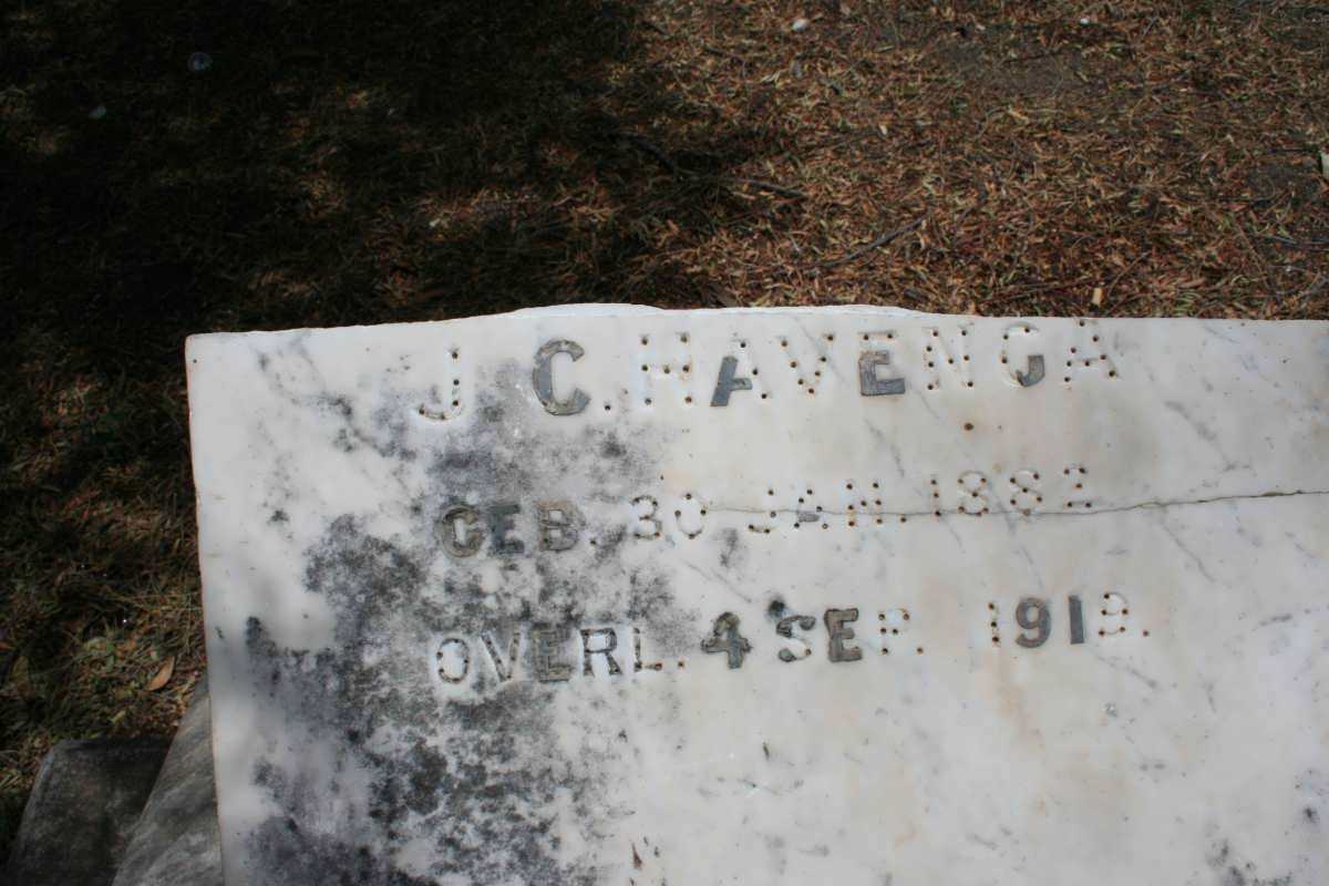 HAVENGA J.C. 1882-1919