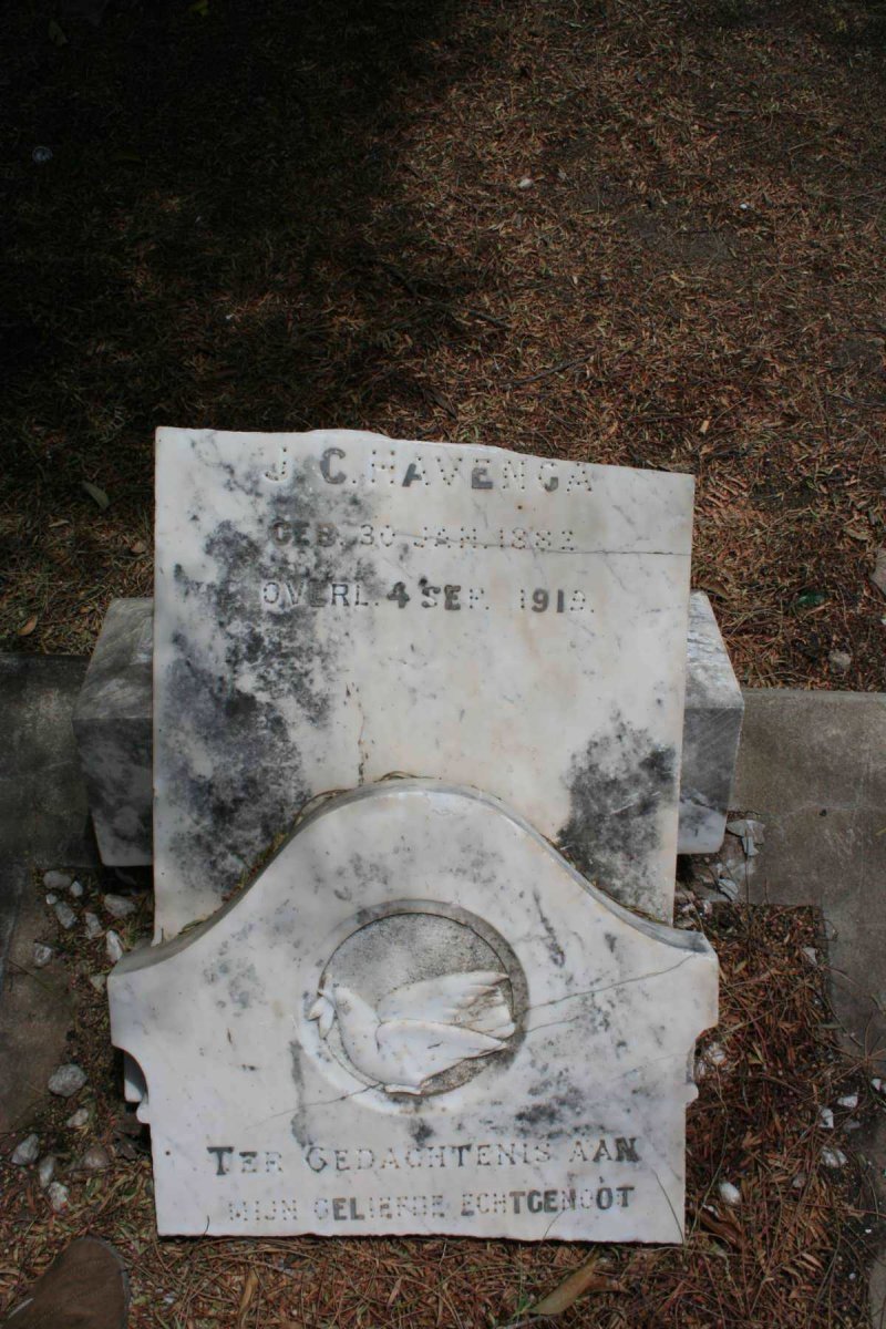 HAVENGA J.C. 1882-1919