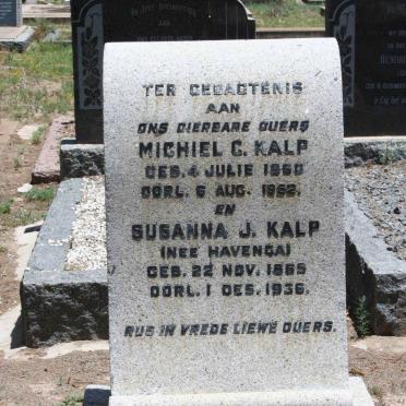 KALP Michiel G. 1860-1962 &amp; Susanna J. HAVENGA 1865-1936