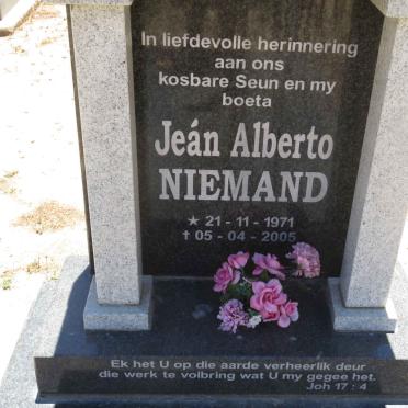 NIEMAND Jeán Alberto 1971-2005