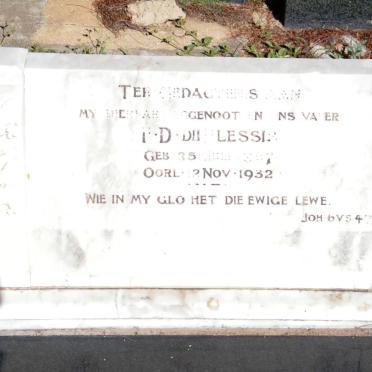 PLESSIS ?.D., du 18?7-1932