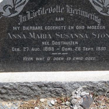 STONE Anna Maria Susanna nee OOSTHUIZEN 1898-1950