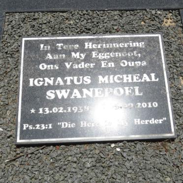 SWANEPOEL Ignatus Micheal 1938-2010