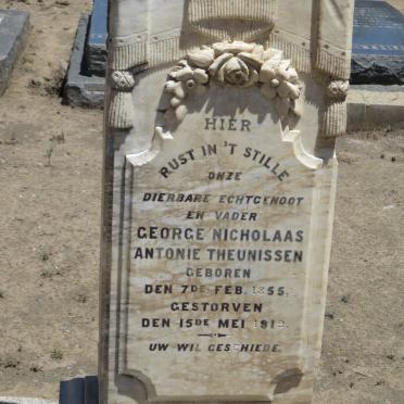 THEUNISSEN George Nicholaas Antonie 1855-1919