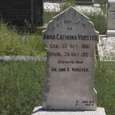 VORSTER Anna Catharina 1861-1920