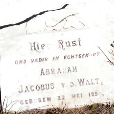 WALT Abraham Jacobus, v.d. 1853-