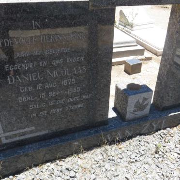 ZYL Daniel Nicolaas, van 1879-1959 &amp; Elizabeth Petronella BRINK 1881-1966 