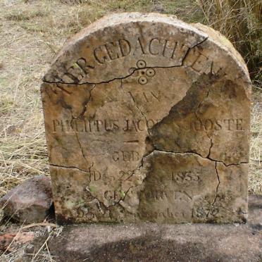 JOOSTE Philippus Jacobus 1835-1872