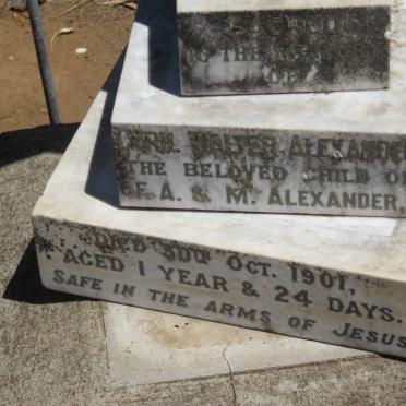 ALEXANDER Cyril Walter -1901