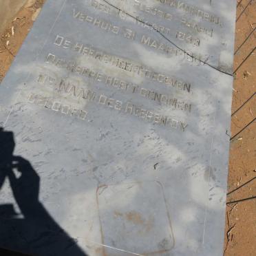 KLINGBIEL Catharina Hendrina nee DU PLESSIS 1849-1907