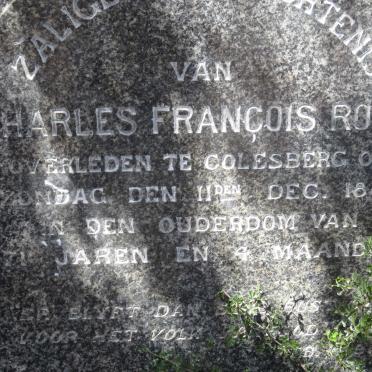 ROOS Charles Francois -1887