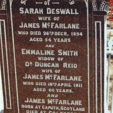 McFARLANE :: DESWALL :: SMITH :: REID