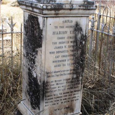 RICHES Marion Emma nee STRIDE -1884