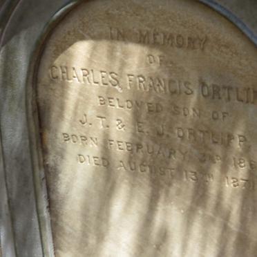 ORTLIPP Charles Francis 1868-1871