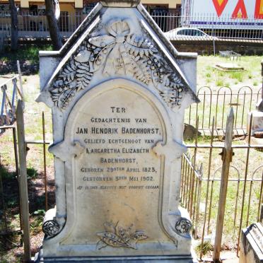 BADENHORST Jan Hendrik 1823-1902