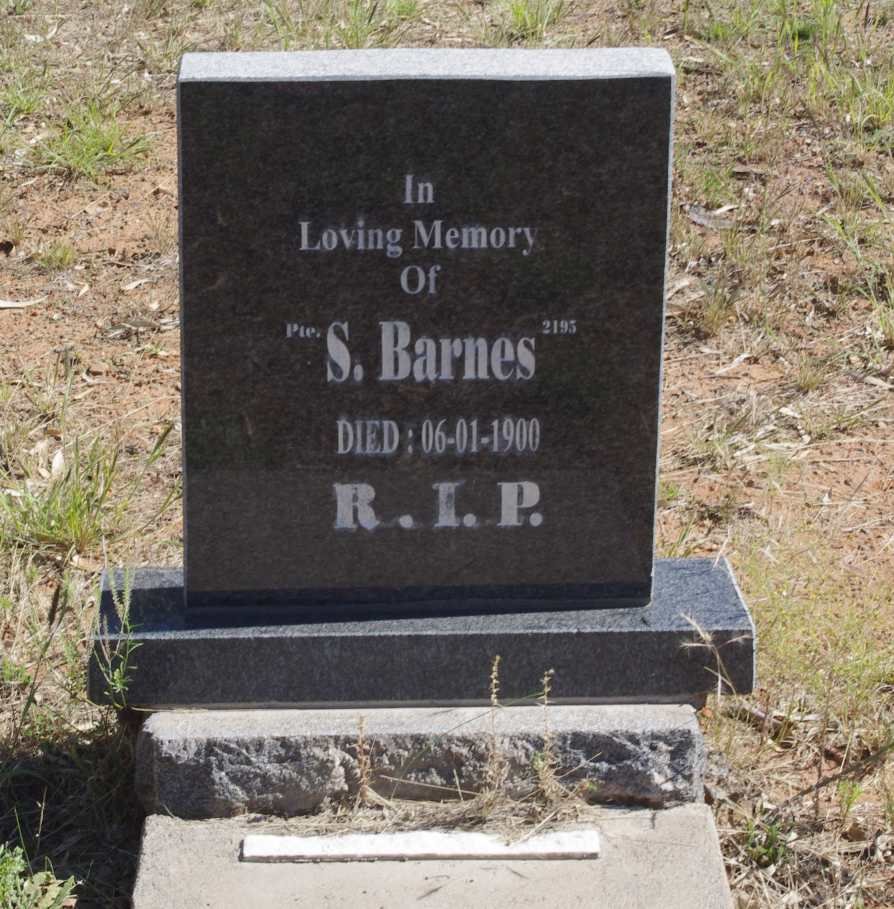 BARNES S. -1900