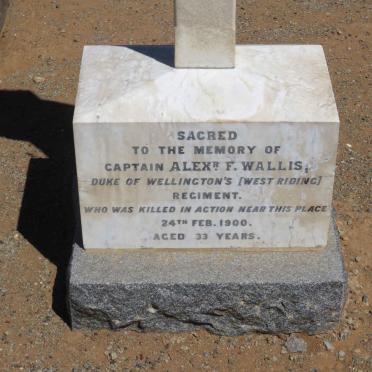 WALLIS Alexander F. -1900