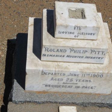 PITT Roland Philip -1900