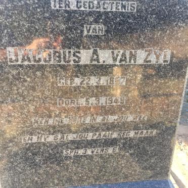ZYL Jacobus A., van 1867-1949